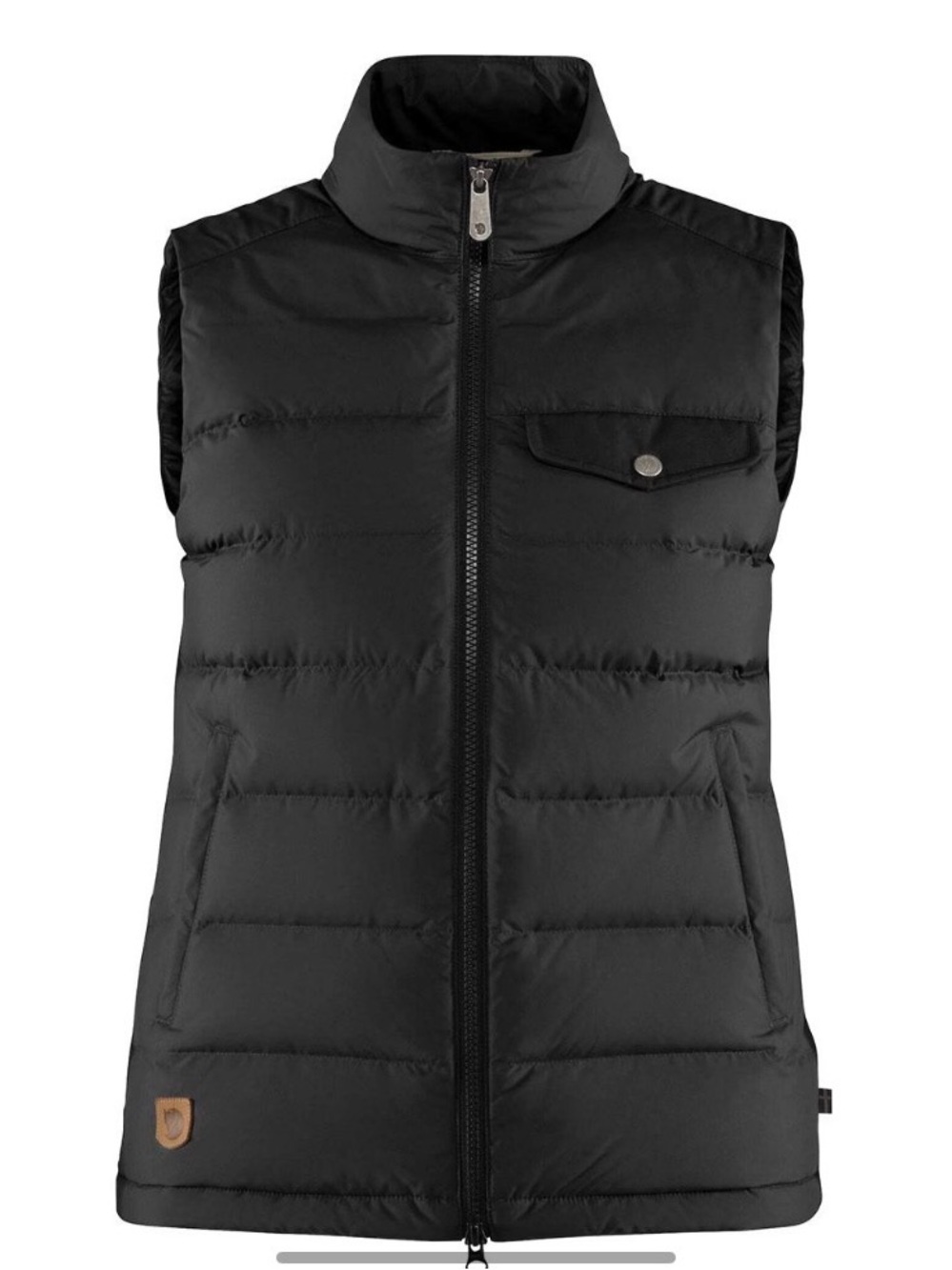 Fjallraven Greenland Down Black Quilted Puffer Vest M